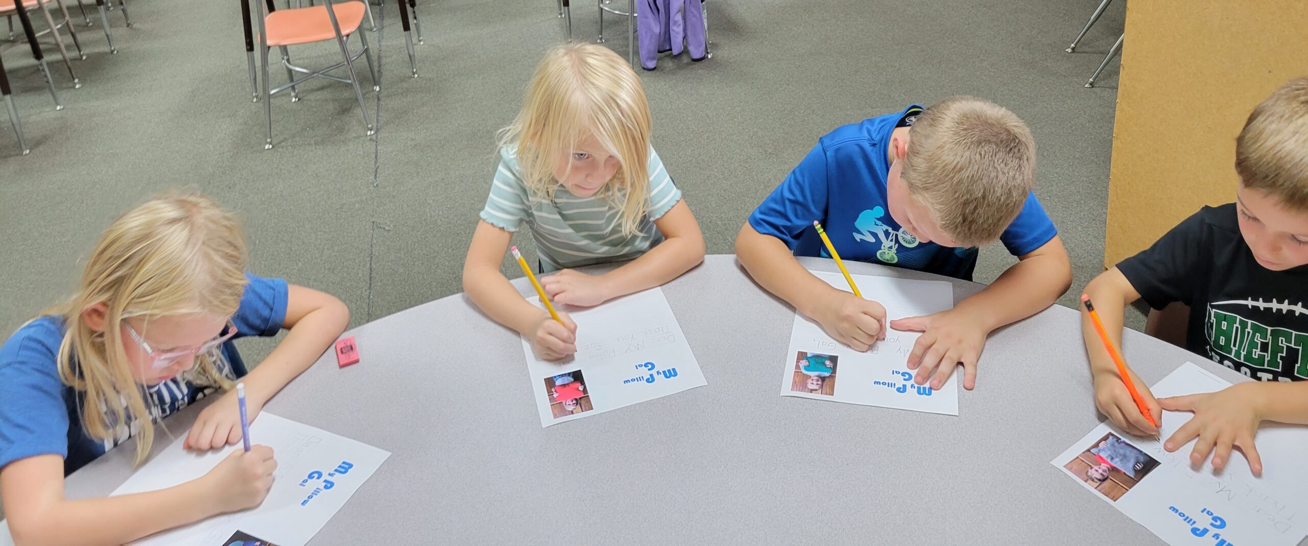 1st grade thank you cards